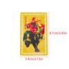 Wu The God Of Wealth Talisman Chinese Feng Shui Copper God Of Wealth Buddha Amulets Card Fortuna Treasure Lucky Home Decoration
