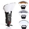 Universal Speedlight Flash Diffuser with 3 Light Bounce Colors Reflector Cards