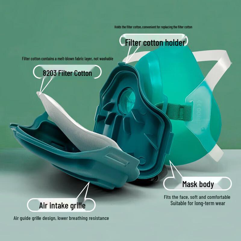 Baoweikang 8200 Dustproof Silicone Respirator