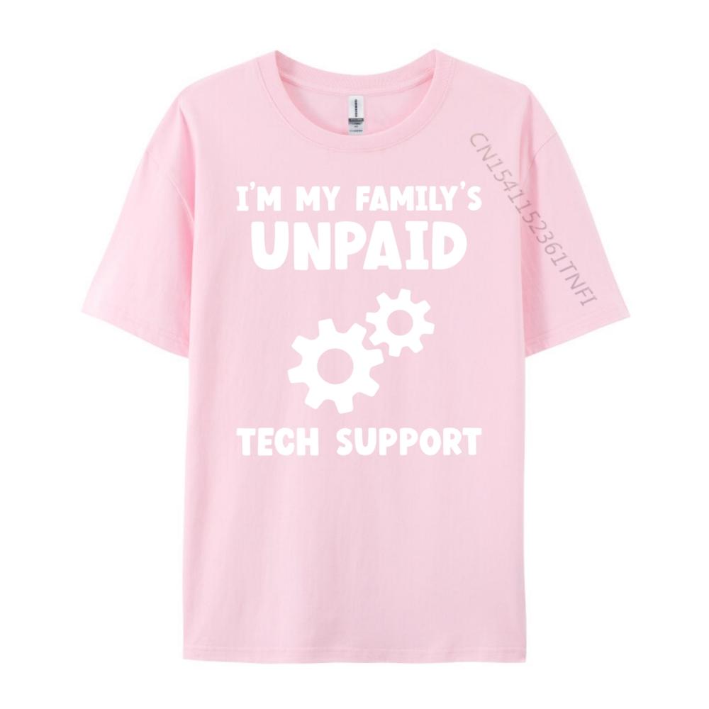I M My Family Unpaid Tech Support It Nerd Geek Computer Oversized T Shirt Men Mens Christmas Graphic Tee Shirt