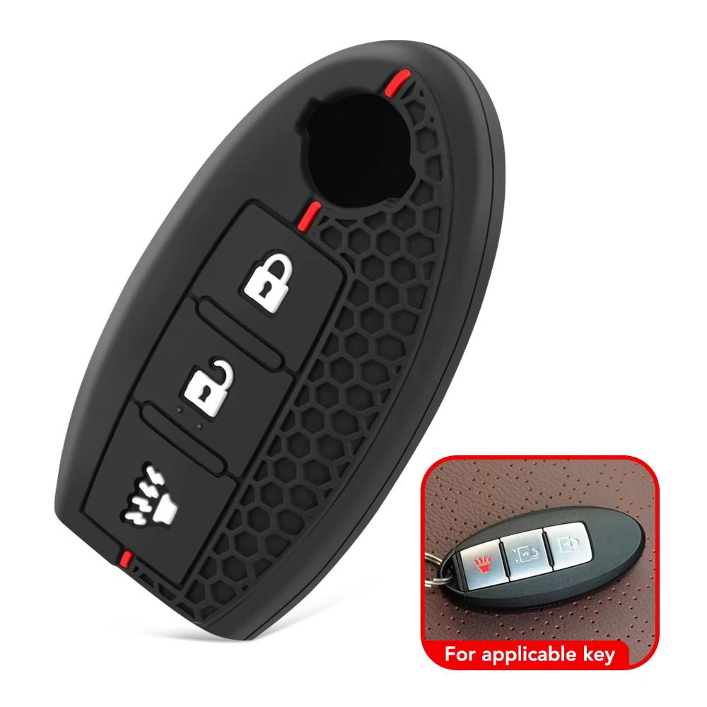 

Чехол-накладка для смарт-ключа автомобиля для Infiniti Q50 Q60 Q70 QX50 QX60 QX70 G25 FX JX35 FX25 FX35 EX35 FX37 Автоаксессуары