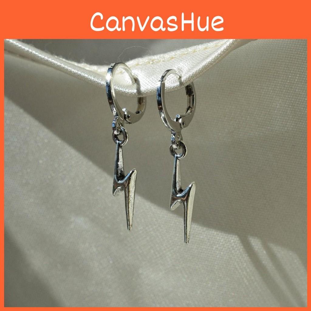 Alloy Geometric Trendy Lightning Heart Clip On Earrings For Women 2023 Summer