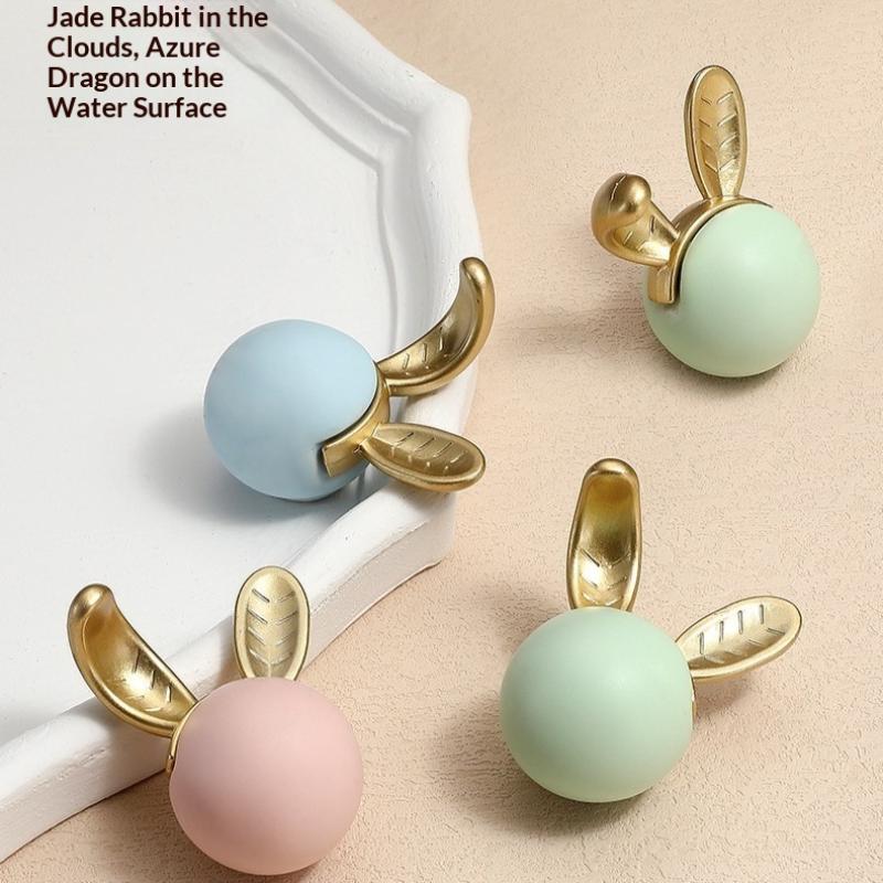 Creative Animal Cartoon Cabinet Knobs And Handles For Children'S Room Ceramic Wardrobe Pulls Home Decor Furniture Hardware