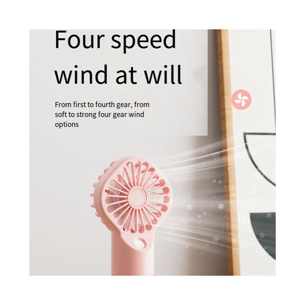 Portable Handheld Spray Fan Water Spray Mist Fan Student Dormitory Fan Summer Supplies Outdoor Cooling Tool,White