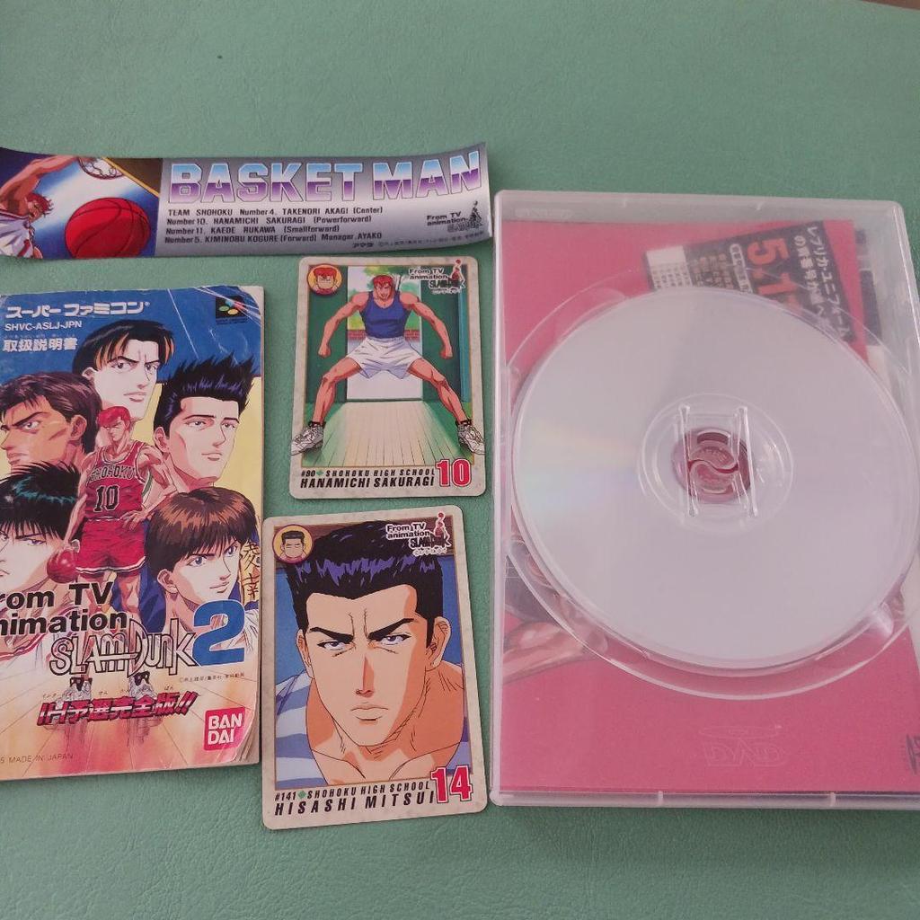 Used [Rare] SLAM DUNK Trial Version DVD with Uniform, Card, Etc.
