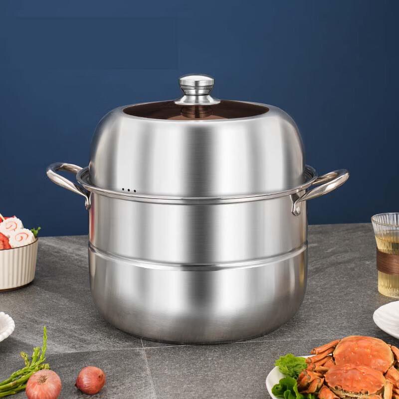 SanJiaoLong Förtjockad Stekpanna i Rostfritt Stål