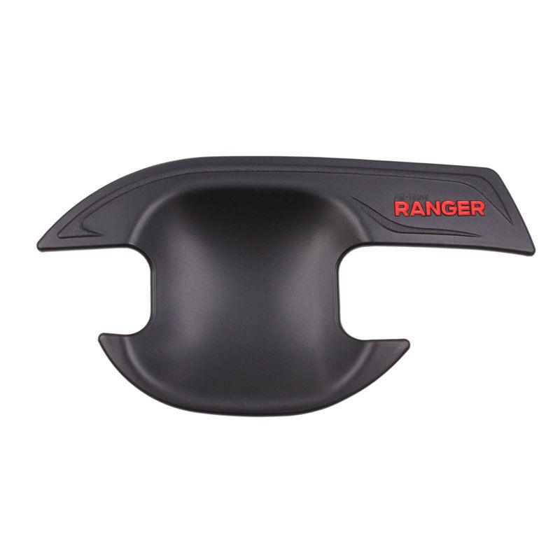 Per Ford Ranger Protezione Porta Inserto Porta Copertura Maniglia Ciotola Pickup Cassone Ricambi Auto ABS Nero Opaco Accessori Auto