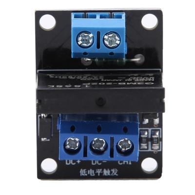2Pcs 1 Channel Solid State Relay Module Low Level Trigger 240V 2A SSR Module Board with Fuse 5V/12V Optional Relay Board