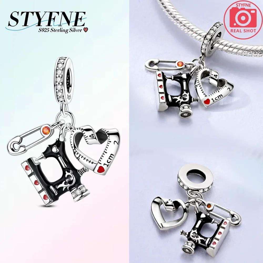 Original Color-Changing Rose Pendant Cherry Butterfly Girl Cat Copper Charms Bead Fit Bracelet Accessory Gift Diy Jewelry