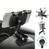 Rotation Car Phone Holder Universal Mobile Phone Holder Dashboard Easy Clip Mount Stand Cellphone Stand For GPS Navigation