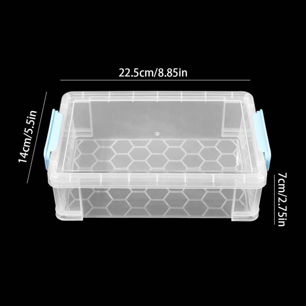 Przezroczysty Piórnik Plastikowy Wielofunkcyjny Piórnik Pogrubiony Duża Pojemność Pudełko do Przechowywania Artykuły Szkolne