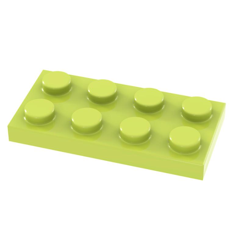 [Funbrick] 50 Stück Platte 2x4 3020 Kompatibel mit mit Berühmten Bausteinen Klassischen Bauklötzen Spielzeug MOC DIY