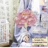 Peony Fan - Tang Style Hanfu Photo Prop, Chic Luoyang Souvenir for Tourists