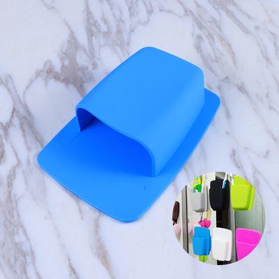 Wall Mounted Silicone Toothbrush Holder Bathroom Storage Razor Holder Shower Ganizer Toothpaste Rack Toiletry Accessory