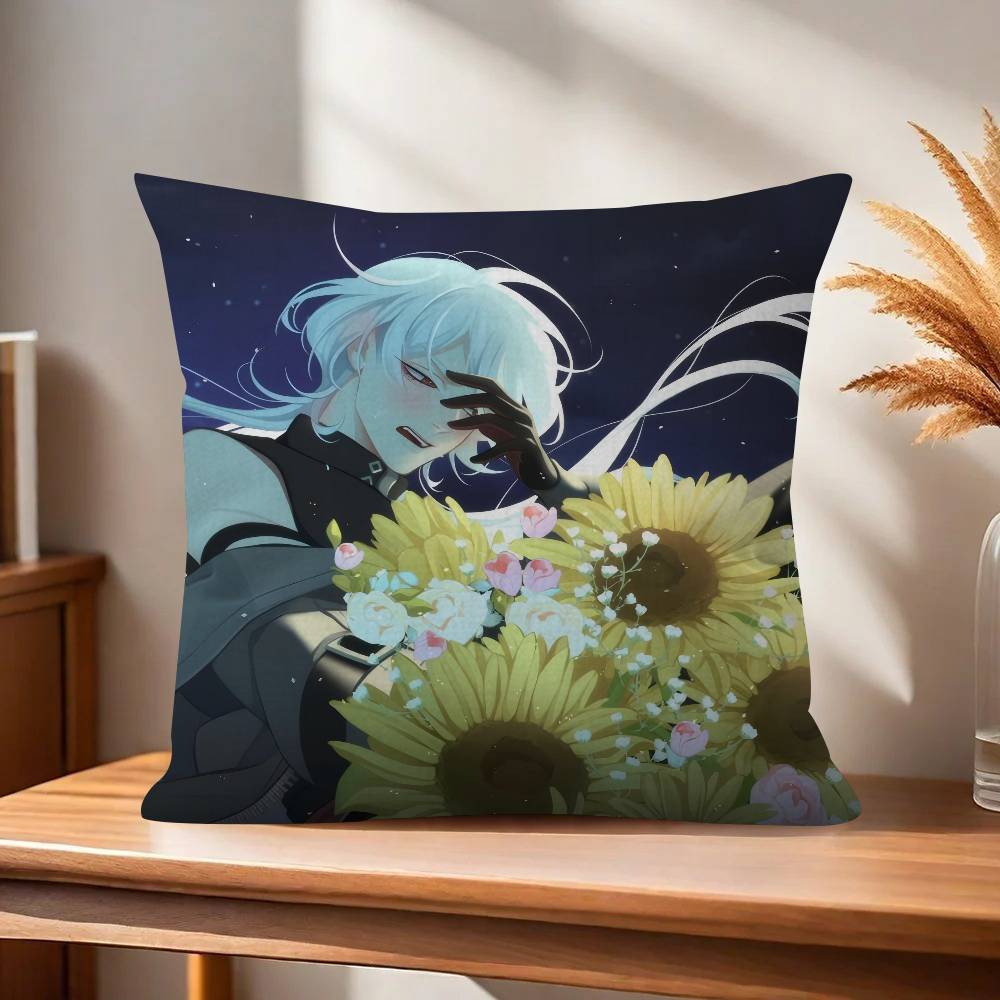 Game Date with Hot Death  Pillow Cushion Cover Pillowcase Living Room Sofa Home Decor Customized