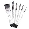 6 Pcs/Set Fine Tip Paint Brush Nylon Hair Painting Brush Artist Paint Brush Acrylic Paint Brush Drawing Supplies