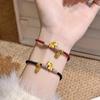 1/2/4Pairs 2026 Horse Year Red Lucky Bracelet Woven Rope Chinese Style for Women New Year Blessing Fashion Jewelry Gift