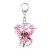 Anime Fashion Kamado Nezuko Cartoon Acrylic Keychain Pendant Charm Bag 5cm Jewelry Accessories Key Ring Gifts Toys for Friends