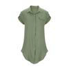 Damen Sommerkleider Button-Down Hemdblusenkleid Lässiger Stil Sommerkleider für Damen Urlaubs Outfits für Damen 2026 Strandkleider für Damen