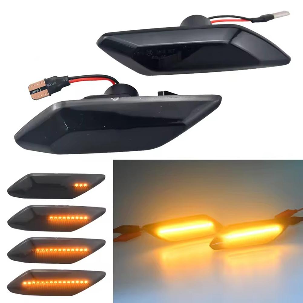 2pcs Side Turning Indicators High Quality Led Dynamic Side Turn Signal Marker Sequential Light For Sandero Stepway M K3 202 C9h6
