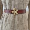 Genuine Leather Womens Belt With Automatic Buckle For Fashion Casual Wear