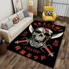 Skull Pirate Design Carpet Suitable As a Non-slip Mat for the Living Room or Bedroom Sofa