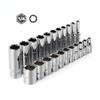 13pcs Short/11pcs Deep Hi-Spec 1/4  Socket Set Adapter Short Long Sockets 4-14mm Deep Socket Tool Heads Torque Spanner Ratchet Socket Wrench