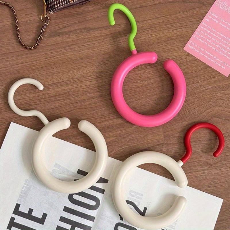 Hat Storage Clothes Hanger Dopamine Hook Hanger Multi-function Hat Hooks for Baseball Caps Bag Scarf Storage Rack Saving Space