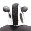 Halloween Black Cow Latex Mask Funny Animal Headgear Costume Party Props