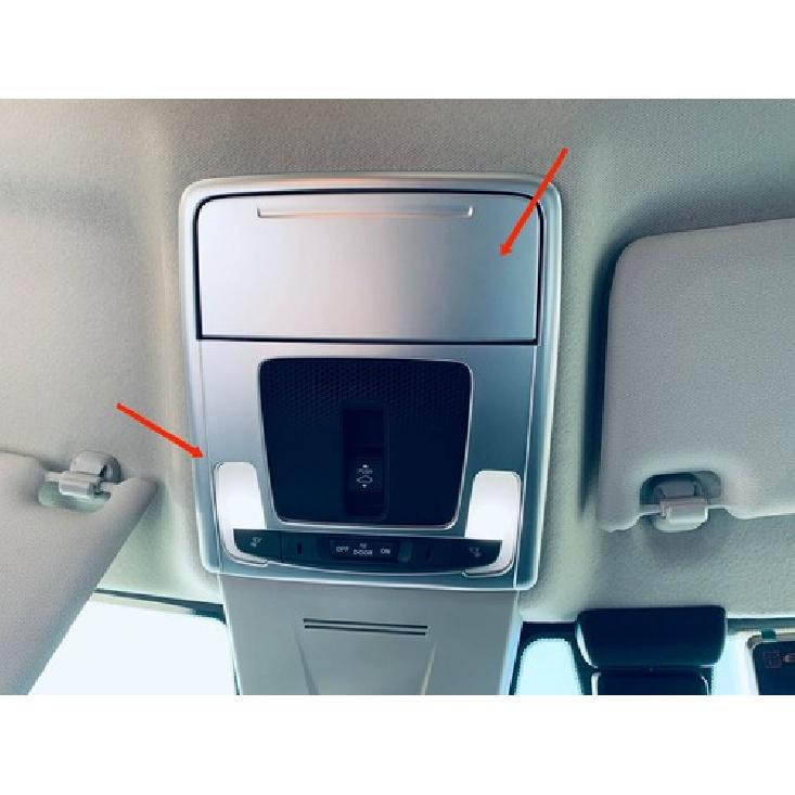 Front Reading Light Frame Cover Trim For - Honda Civic ABS Matte 2pcs