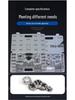 Metric & Imperial Hand Tap Wrench Set with Die Twister Rack