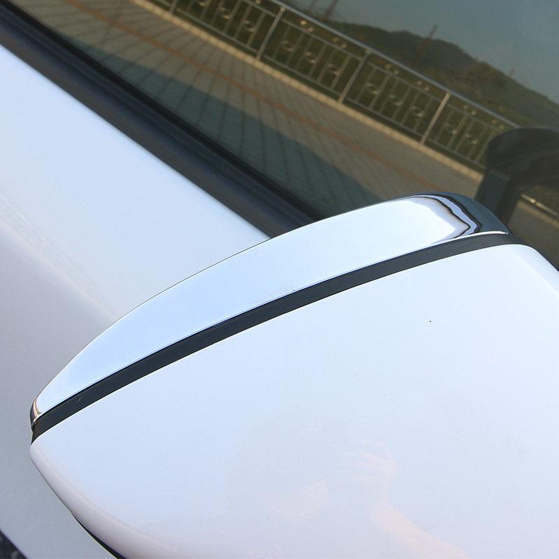 ABS Chrome Espelho Retrovisor Do Carro À Prova De Chuva Capa De Sobrancelha Capa De Lâmina De Chuva Para Mazda 3 Axela Acessórios Exteriores