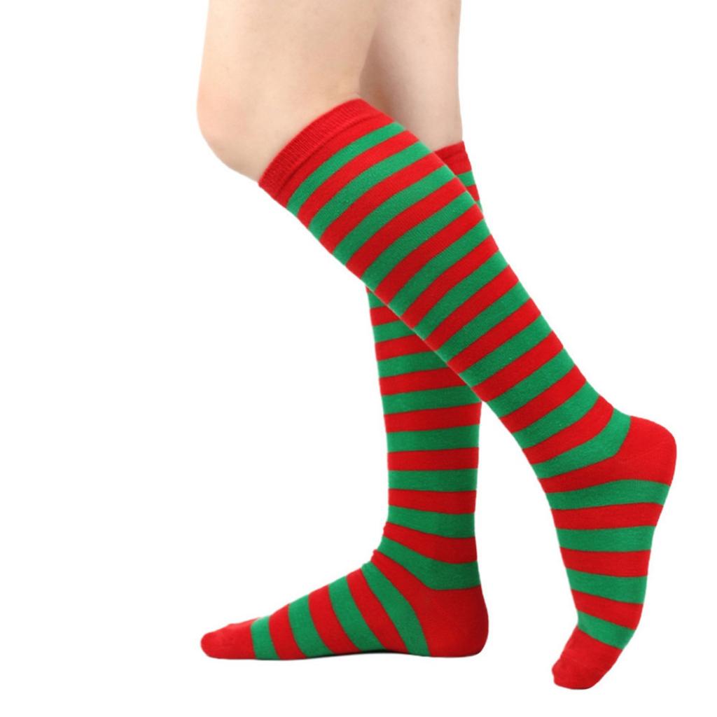 Women's Pinstripe Calf-high And Knee-high Socks