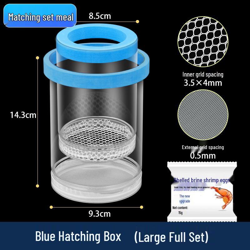 Guppy Fish Breeding Box for Small Fish, Fry, and Betta - Aquarium Isolation Tank
