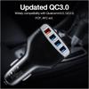 Original 4 Port Usb Car Charger Adapter Qc 3.0 Quick Charge For Ipad Iphone 12 13 Pro Max 11 8 Plus Xs Mobile Phone Accessories