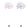 Ostrich Plume Floor Lamp Iron Art 61 Inch LED USB Stepless Dimmable Modern Decorative Standing Lamp 