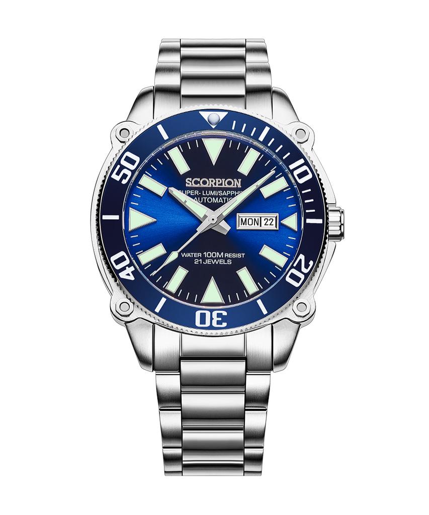 Seukolpion 100M Water Resistance Diver Automatic Watch Sp3494M-Bu