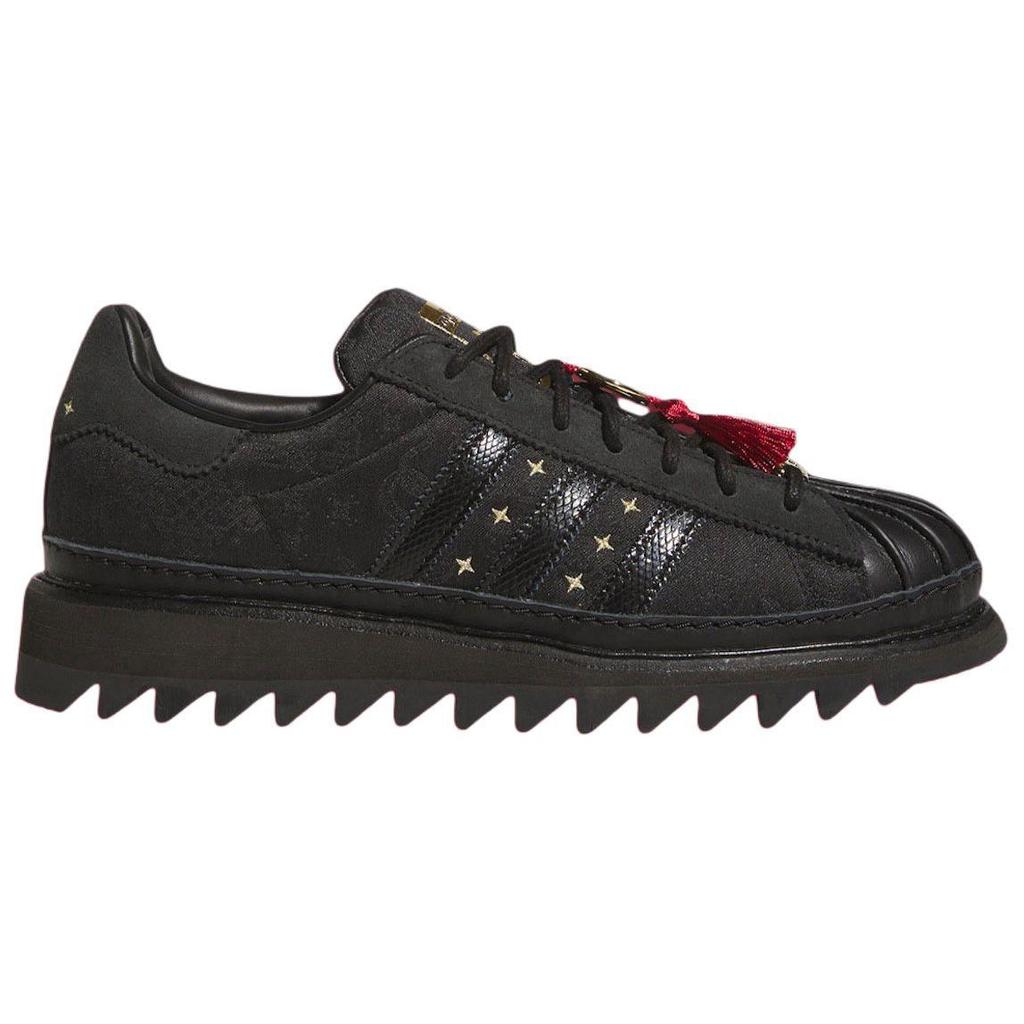 CLOT X Adidas Superstar Chinese New Year Unisex Sneakers Black Core-Black Carbon JR5114