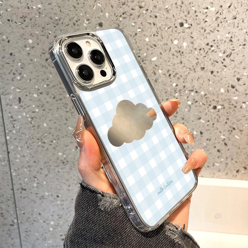 Mobile Phone Cases for iPhone 11 13 XR 15 Pro Max 12 14 Pro Max Case iPhone 16 XS Max Mirror Protective Case Mirror Exquisite Cartoon Waterproof