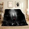 Custom Name Spider-Man Mask Flannel Blanket Throw Blanket Soft Warm Sofa Bed Decor Unique Gift