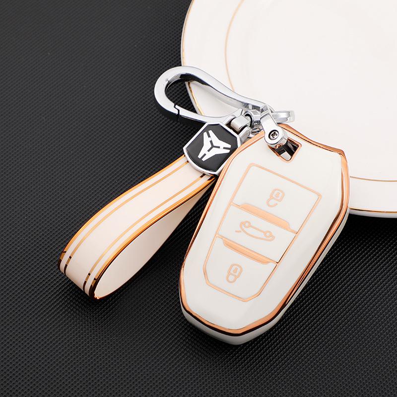 Dongfeng Peugeot Key Cover for Models 308, 301, 408, 308S, 3008, 2008, 508