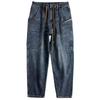 Blugi retro pentru bărbați, de primăvară și toamnă, pantaloni largi, drepti, cu picioare largi