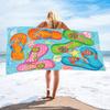 Beach Sandals Collection digital-printed polyester Superfine fiber double-sided fleece Beach vacation bath towel beach towel