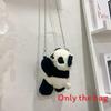 Panda Little Plush Bag Doll With Earphones Raccoon Crossbody Bag Present Gift