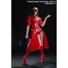TOYBARJAPAN 1/6 Figure Accessories JO21X-24C Red Sexy Woman Hood Leather-Style SM Costume Lingerie Whip Head Body Shoes Not Included