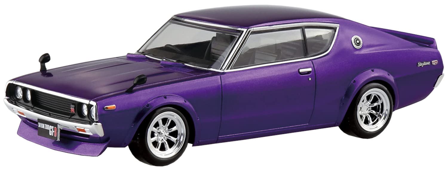 

AOSHIMA 132 Snap Kit Series Nissan C110 Skyline GT-R Custom (Металлический фиолетовый) Пластиковая модель с цветовой кодировкой № 18-SP3