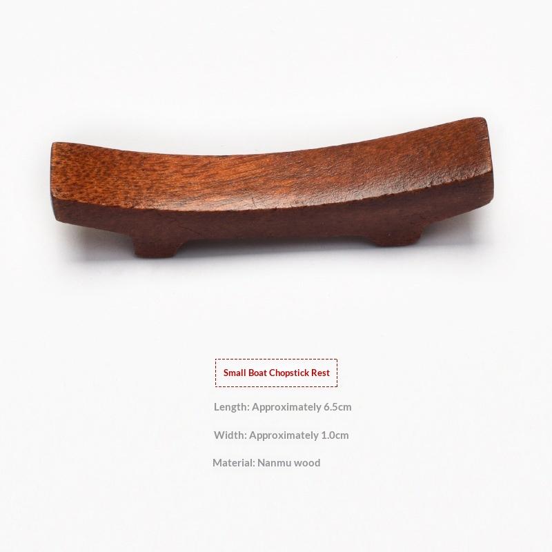 Creative Japanese Chopsticks Holder Wooden Chopstick Pillow Spoon Fork Knife Stand Table Decor Chopstick Rest Tableware Holder