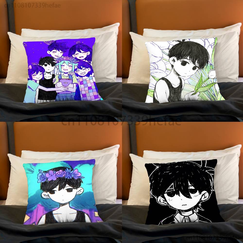Game OOmori Throw Pillow Case For Decoration 30cm 50cm 55cm Square Home Pillowcase Case