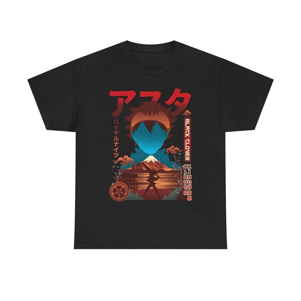 Asta Black Clover Shirt Anime Magic Knight Tee Demon TShirt4 S