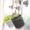 Double-Layer Hanging Plant Holder Lazy Water Plastic Basket Wall Flower Pot